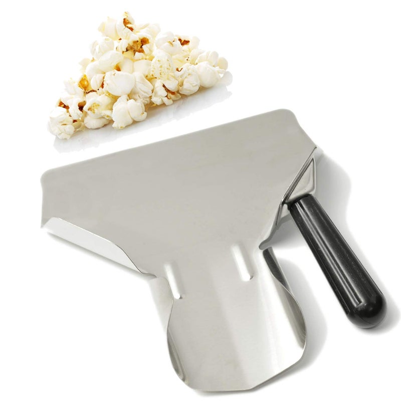 MGGi Stainless Steel French Fry Bagger Scoop Chip Popcorn Bagger Ice Candy Snacks Desserts Scooper, Right Handle - Image 3